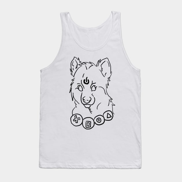 Dog Gamer Tank Top by Make_them_rawr